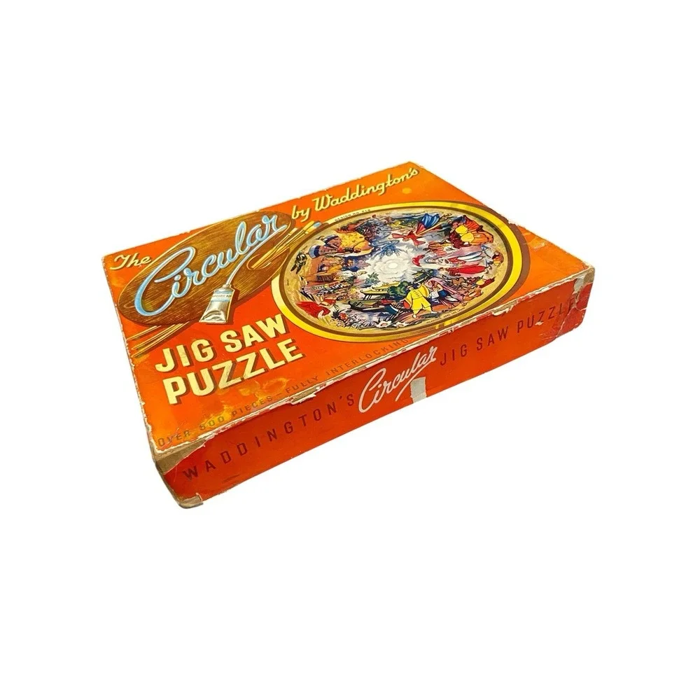 VTG Waddington's Circular jigsaw, Aladdin and His lamp 1955 complete
